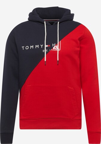 Tommy Remixed Sweatshirt in Blauw: voorkant