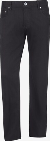 Jan Vanderstorm Loose fit Pants ' Einar ' in Black: front