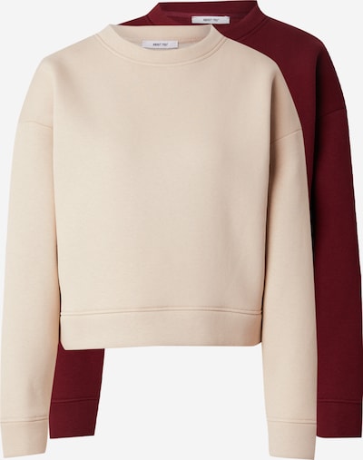 ABOUT YOU Sweater majica 'Daniela' veličine S u svijetlobež / bordo, Pregled proizvoda
