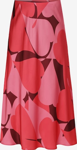 TATUUM Hame värissä punainen: etupuoli