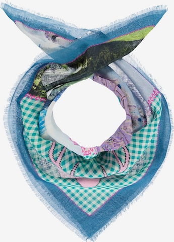 Passigatti Tuch 'Nickituch mit Digitaldruck' in Blau: Vorderseite