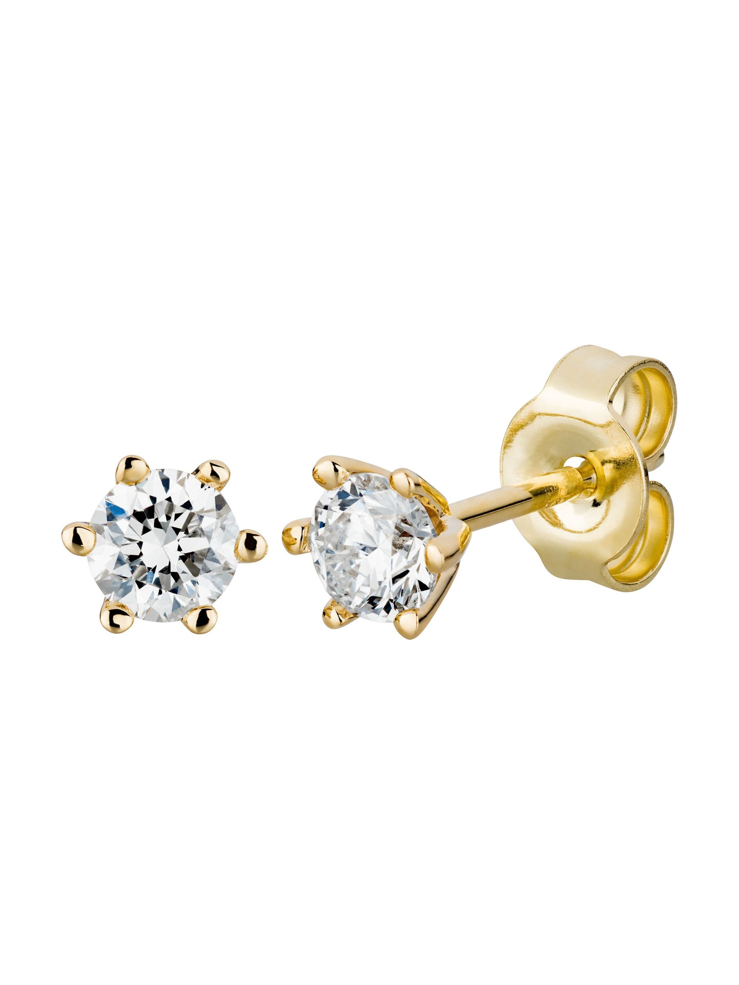 Orolino Ohrringe in Gelb: Vorderseite