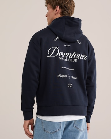 WE Fashion Свитер в Синий: спереди