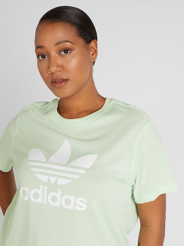 ADIDAS ORIGINALS - Camisa 'Trefoil' em verde