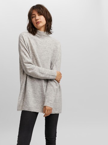 VERO MODA - Pullover 'Plaza' em cinzento: frente