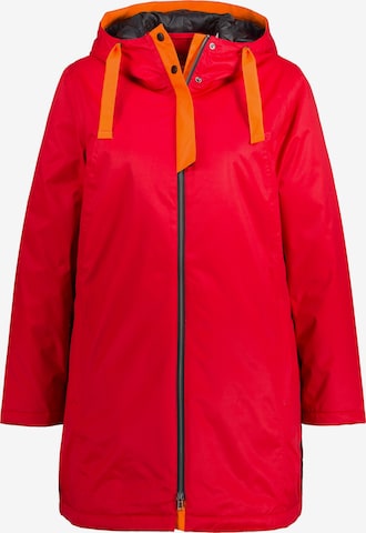 Veste fonctionnelle Ulla Popken en rouge : devant