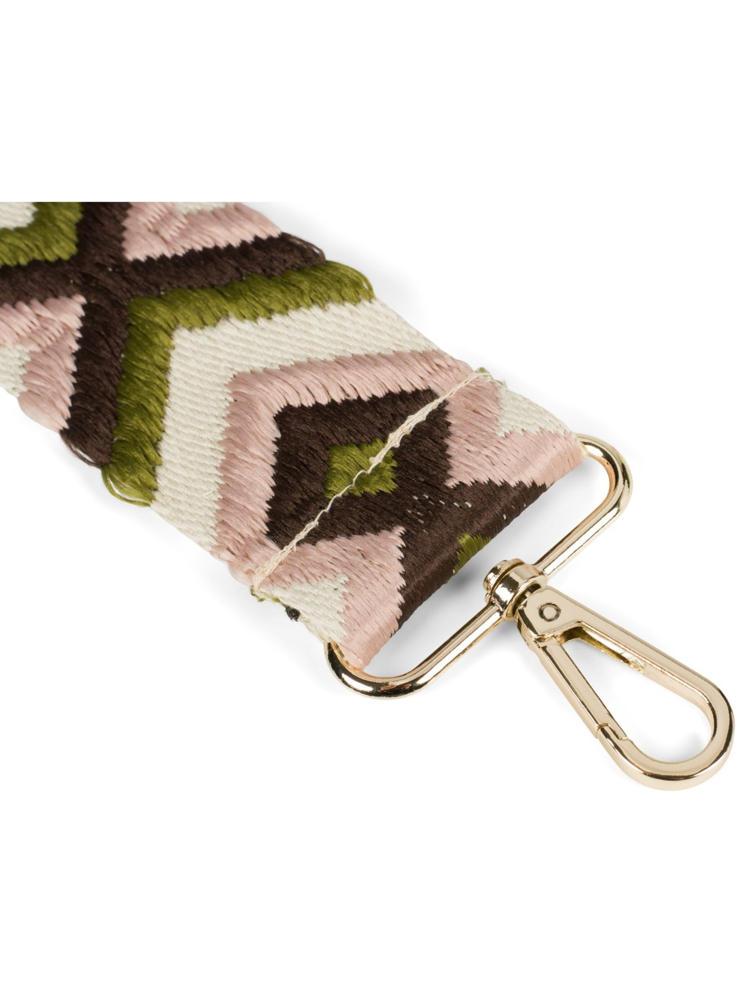 styleBREAKER Taschenzubehör 'Wechsel Taschengurt Ethno Muster bunt'‌‌‌ in Grün