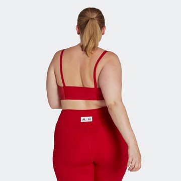 ADIDAS SPORTSWEAR Bralette Sports bra 'Thebe Magugu Studio Light-Support ' in Red