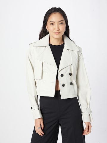 Studio AR - Chaqueta de entretiempo 'ODILIA' en blanco: frente