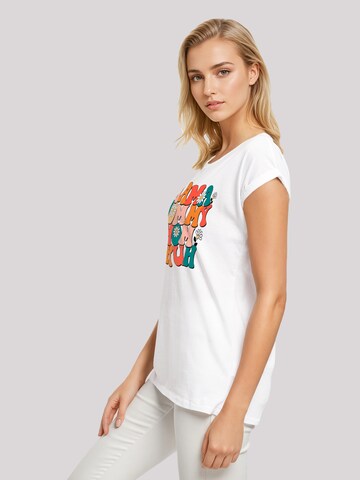 F4NT4STIC Shirt 'Mothers Day Floral Accent Mom Life Humor Trendy Aesthetic' in Wit
