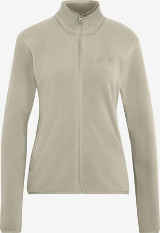 Veste en polaire fonctionnelle ADIDAS TERREX en vert : devant