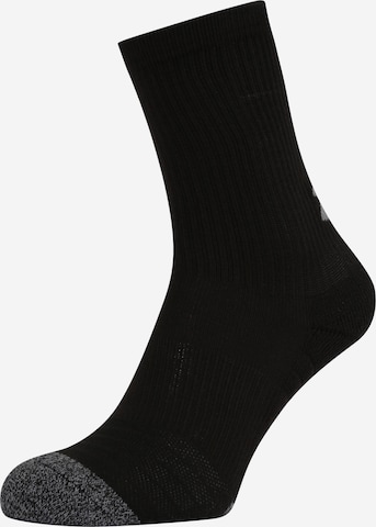 UNDER ARMOUR Athletic Socks in Black: front