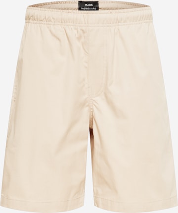 MADS NORGAARD COPENHAGEN Broek 'Sean' in Beige: voorkant