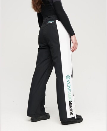Superdry Wide leg Sports trousers in Black