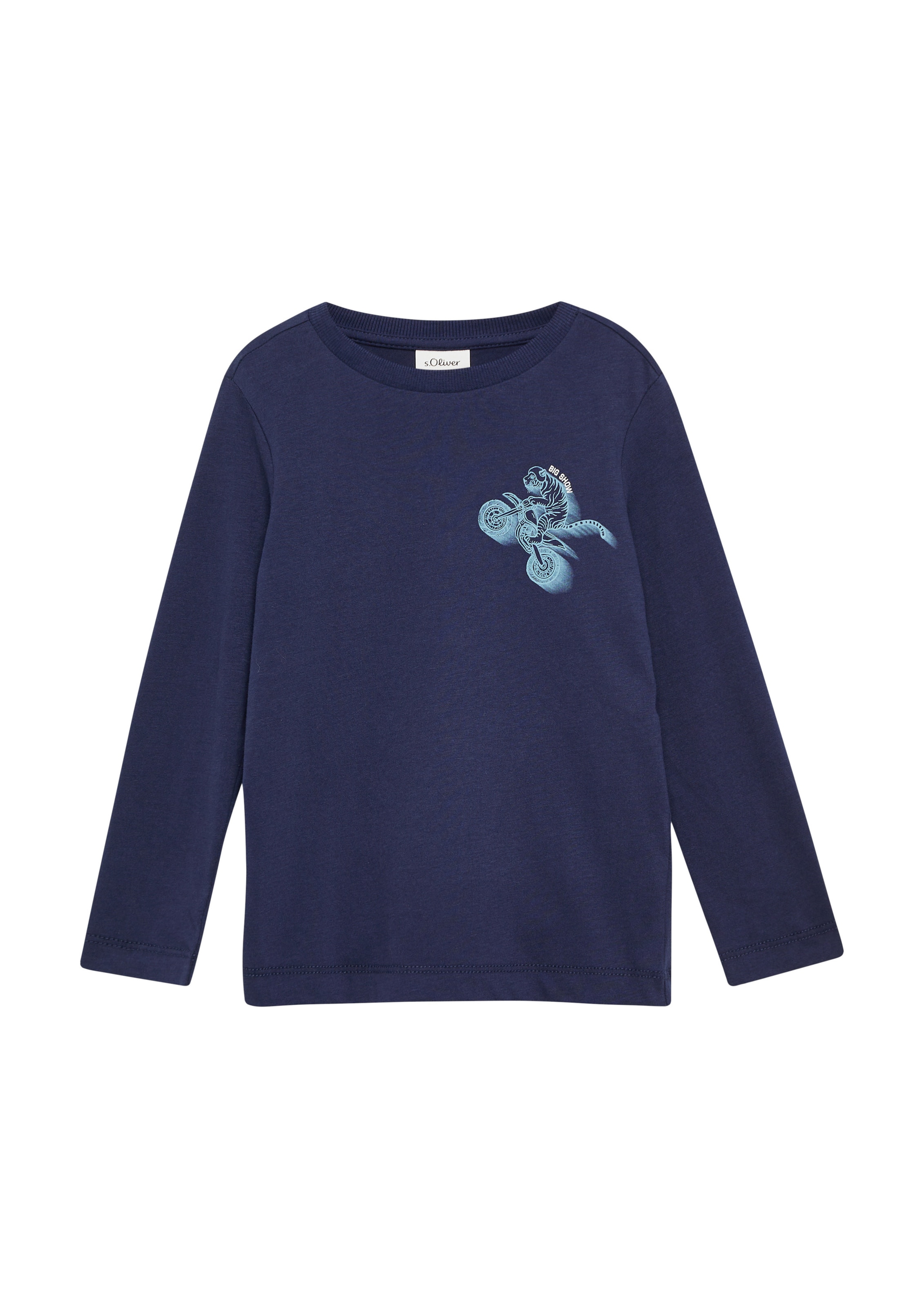 s.Oliver Shirt in Blauw: voorkant