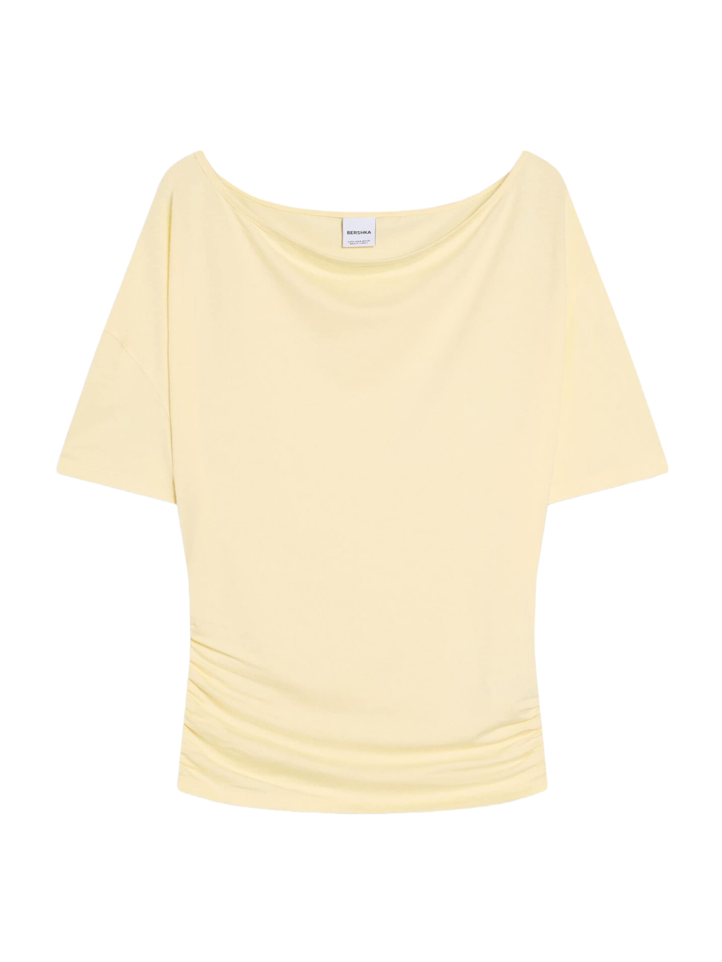 Bershka T-Shirt in Gelb: Vorderseite
