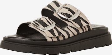 Tamaris Mules in Black: front