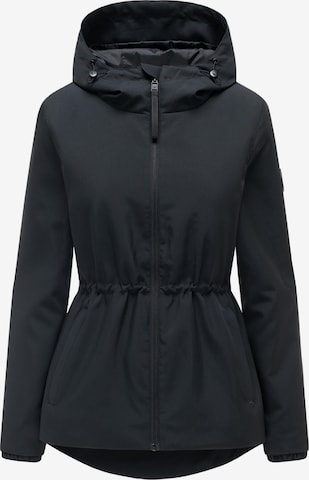 Veste fonctionnelle 'Katzilein 16' MARIKOO en noir : devant