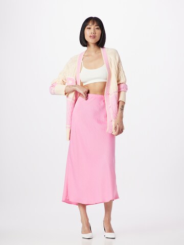 SOMETHINGNEW Knit Cardigan 'GWEN' in Beige