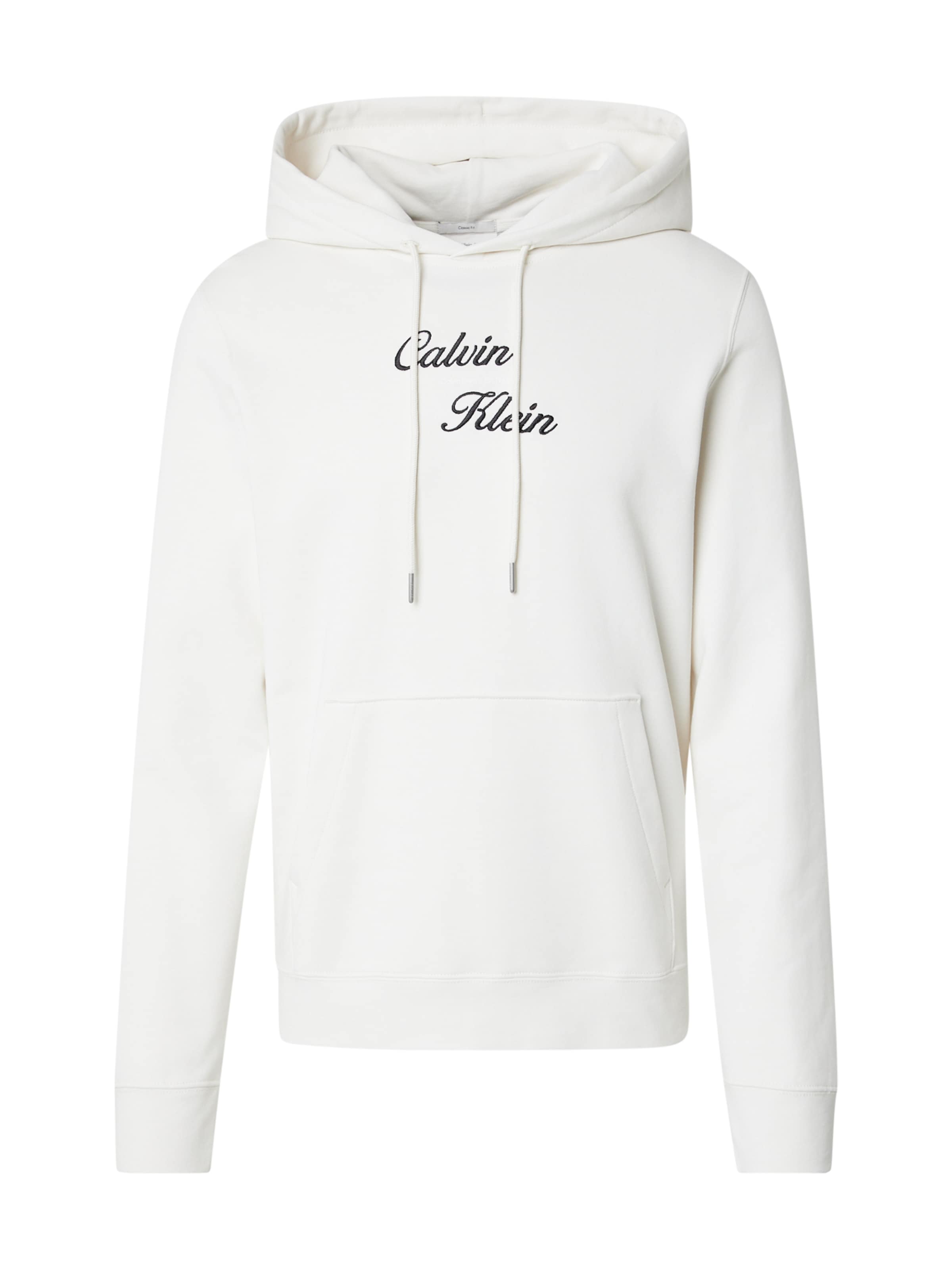 Calvin Klein Jeans Μπλούζα φούτερ σε μπεζ: μπροστά