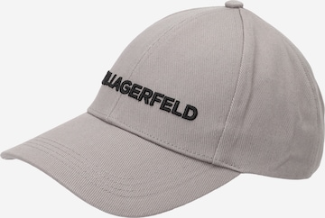 pilka Karl Lagerfeld Kepurė 'ESSENTIAL': priekis