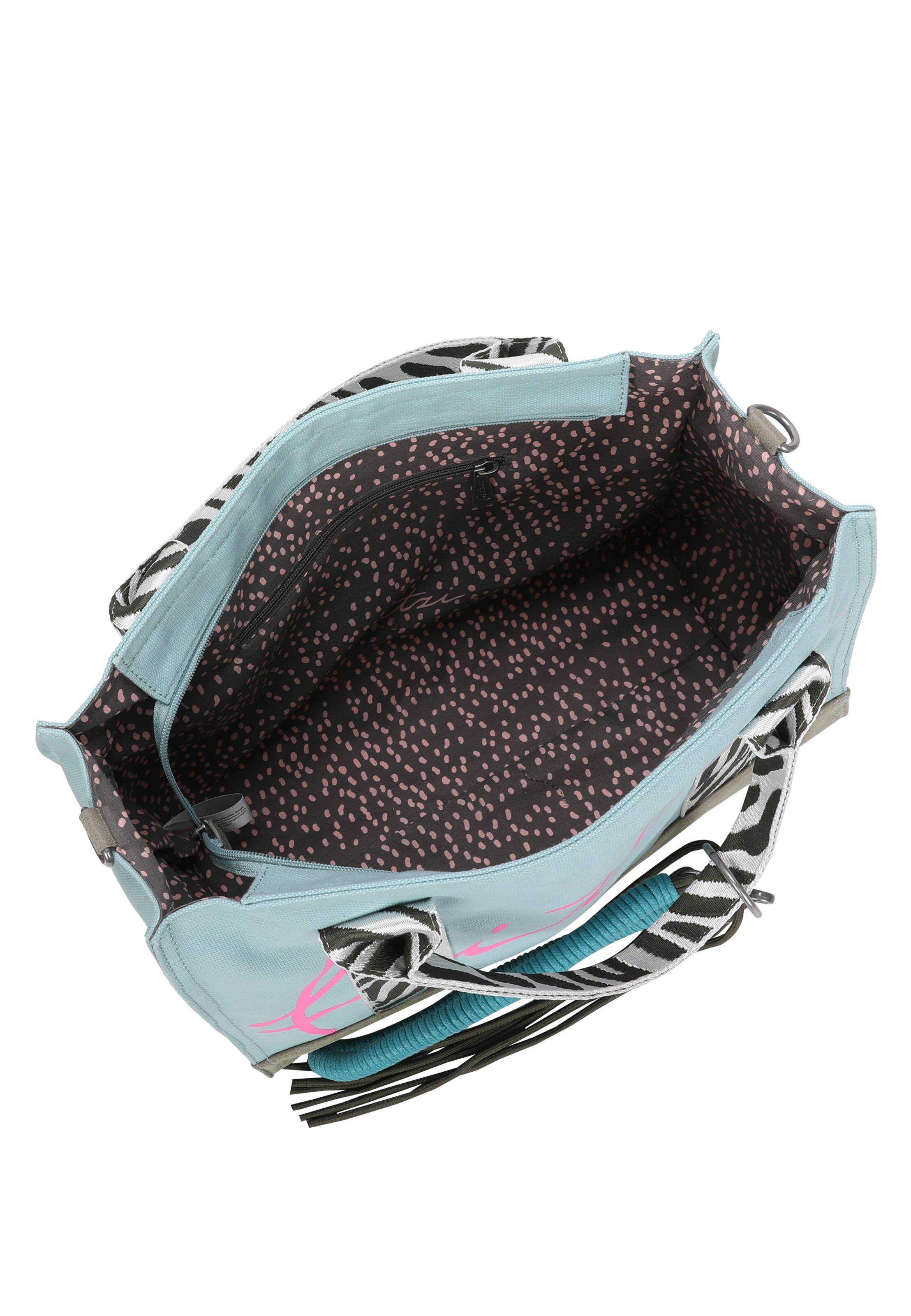 Fritzi aus Preußen Shopper 'Summer Zebra Safari' in Blau