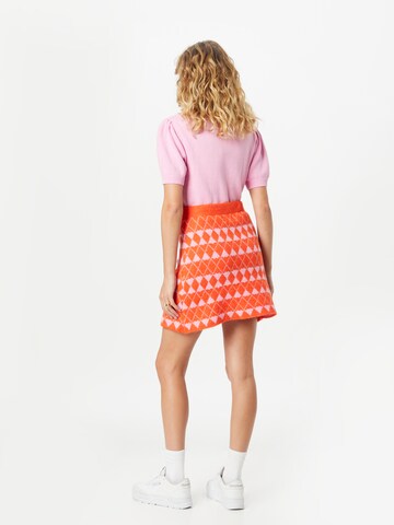 PIECES Rok 'NAOMI' in Oranje