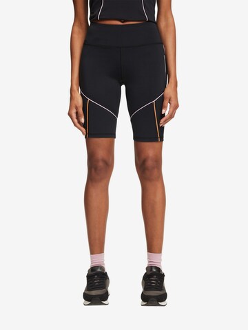 Skinny Pantalon de sport ESPRIT en noir : devant