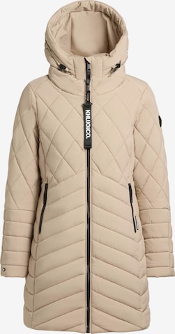 khujo Mantel 'Ivana' in Beige: Vorderseite