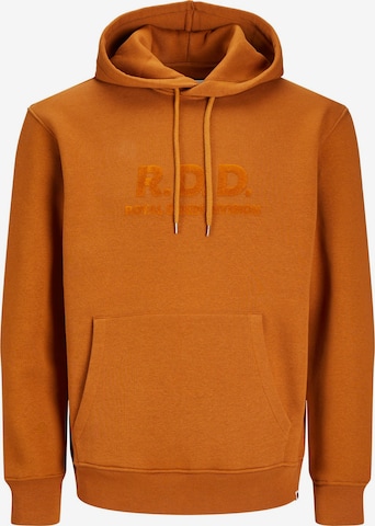 R.D.D. ROYAL DENIM DIVISION Sweatshirt 'Aiden' in Oranje: voorkant