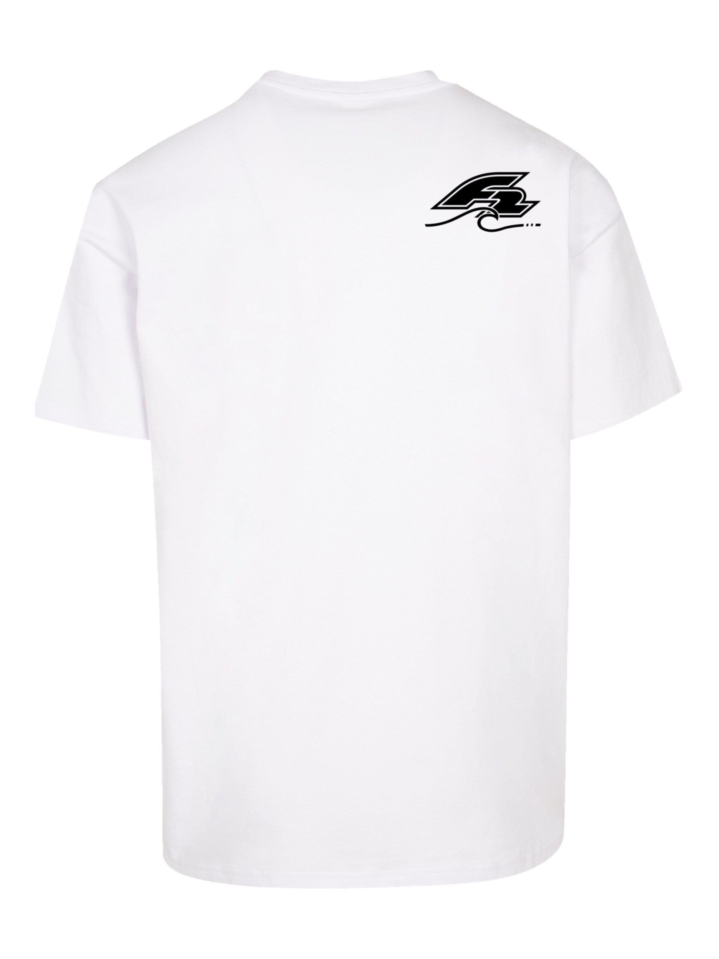 F2 Shirt 'F2 Be Free Surfer Style Sommer' in White