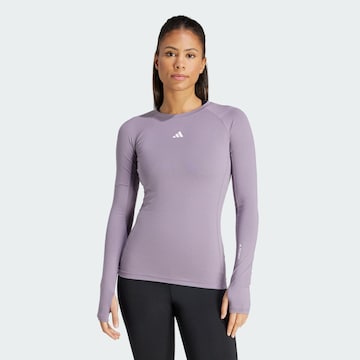 ADIDAS PERFORMANCE Functioneel shirt in Lila: voorkant