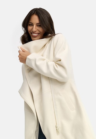 NAVAHOO Between-seasons coat 'Samtrose' in White