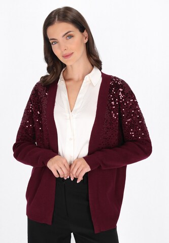 usha BLACK LABEL - Cárdigan en rojo: frente