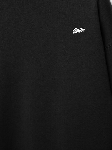 Sweat-shirt 'STWD' Pull&Bear en noir