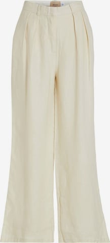 VILA Wide Leg Bukser i beige: forside