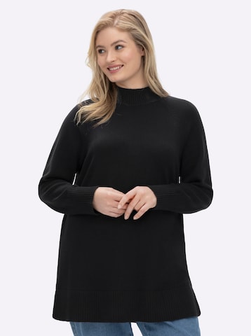 SHEEGO Pullover in Schwarz: Vorderseite
