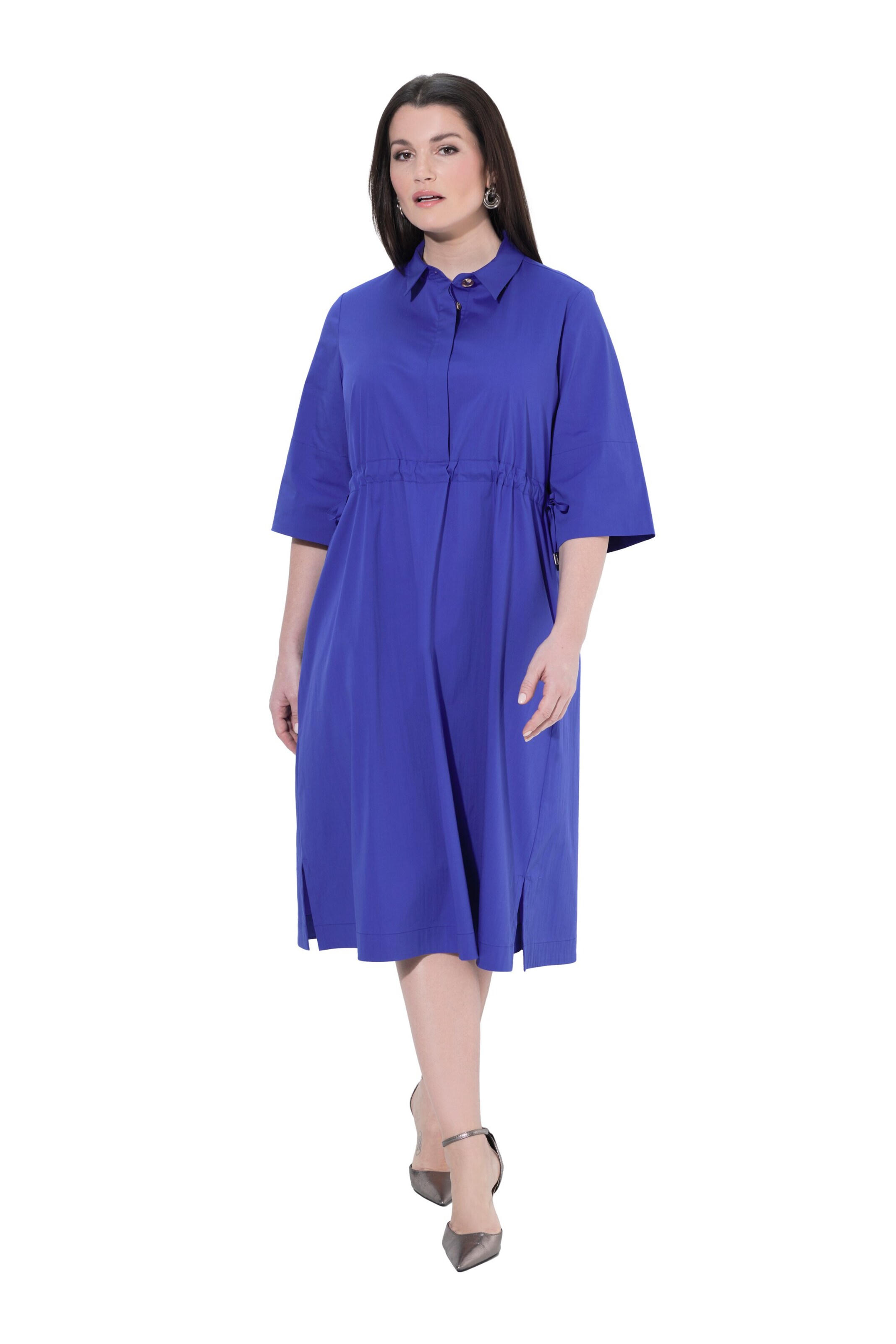 Ulla Popken Kleid in Blau: Vorderseite