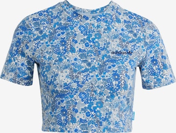 T-shirt ADIDAS ORIGINALS en bleu : devant