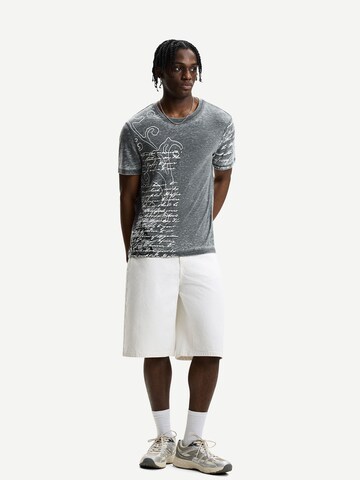 Bershka Shirt in Grijs