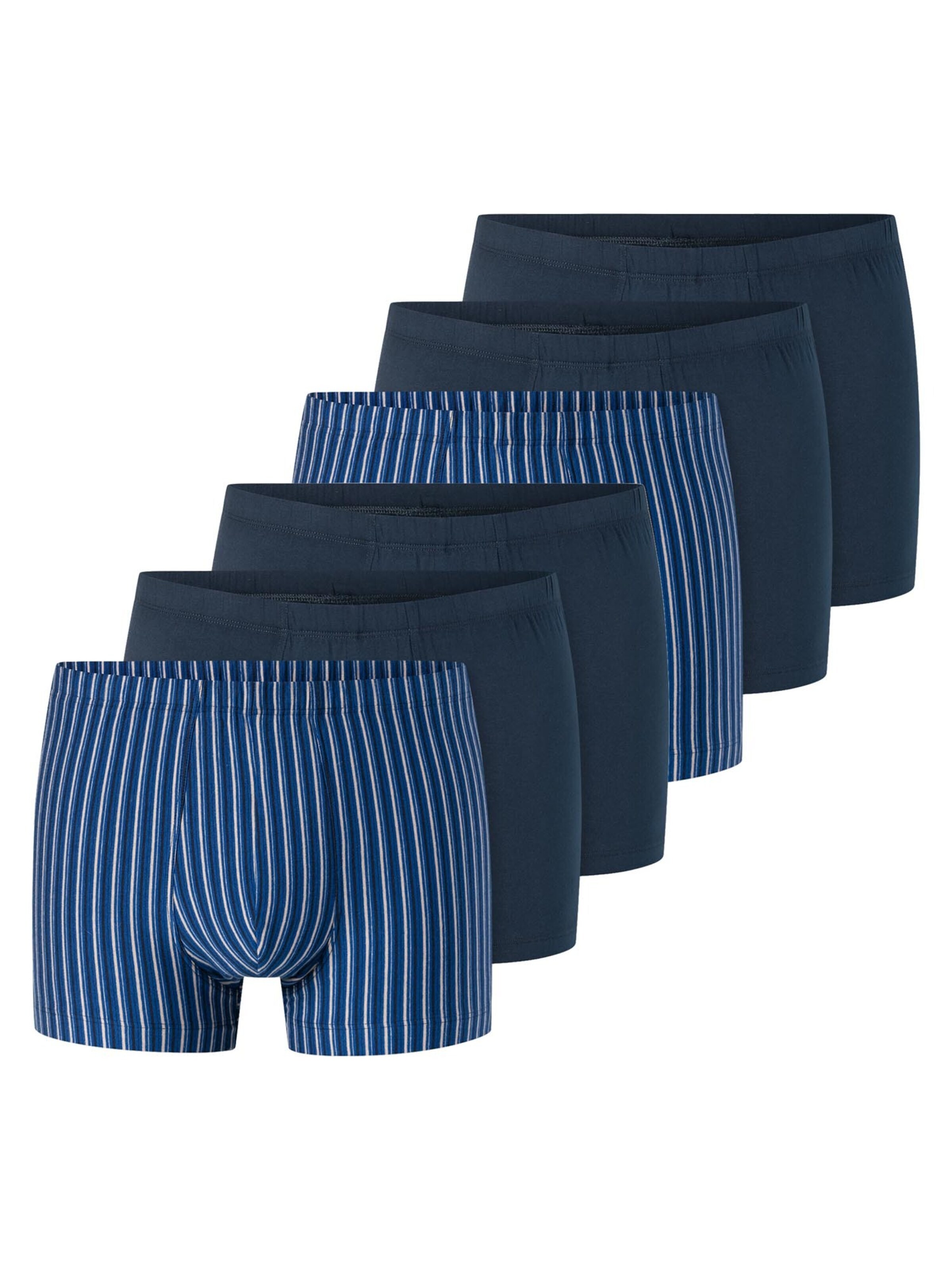 SCHIESSER Boxer shorts '95/5 Essentials - Cotton' in Blue: front