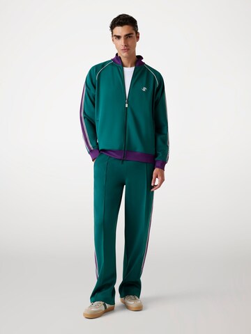 GUESS Zip-Up Hoodie 'Scuba' in Green