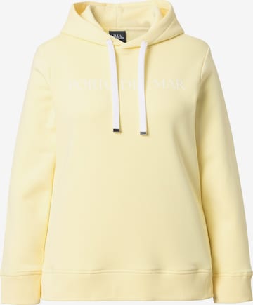 Ulla Popken Sweatshirt in Gelb: Vorderseite