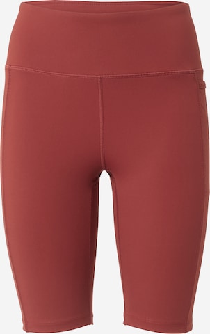 Skinny Pantalon de sport 'Dashy' Whistler en marron : devant