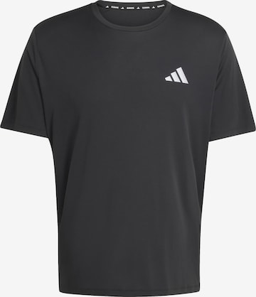 ADIDAS PERFORMANCE - Camisa funcionais 'Adi365 Essentials' em preto: frente