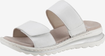 ARA Mules in White: front