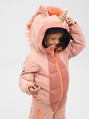 WeeDo Overall 'UNIDO GLITTER Schneeanzug' in Pink
