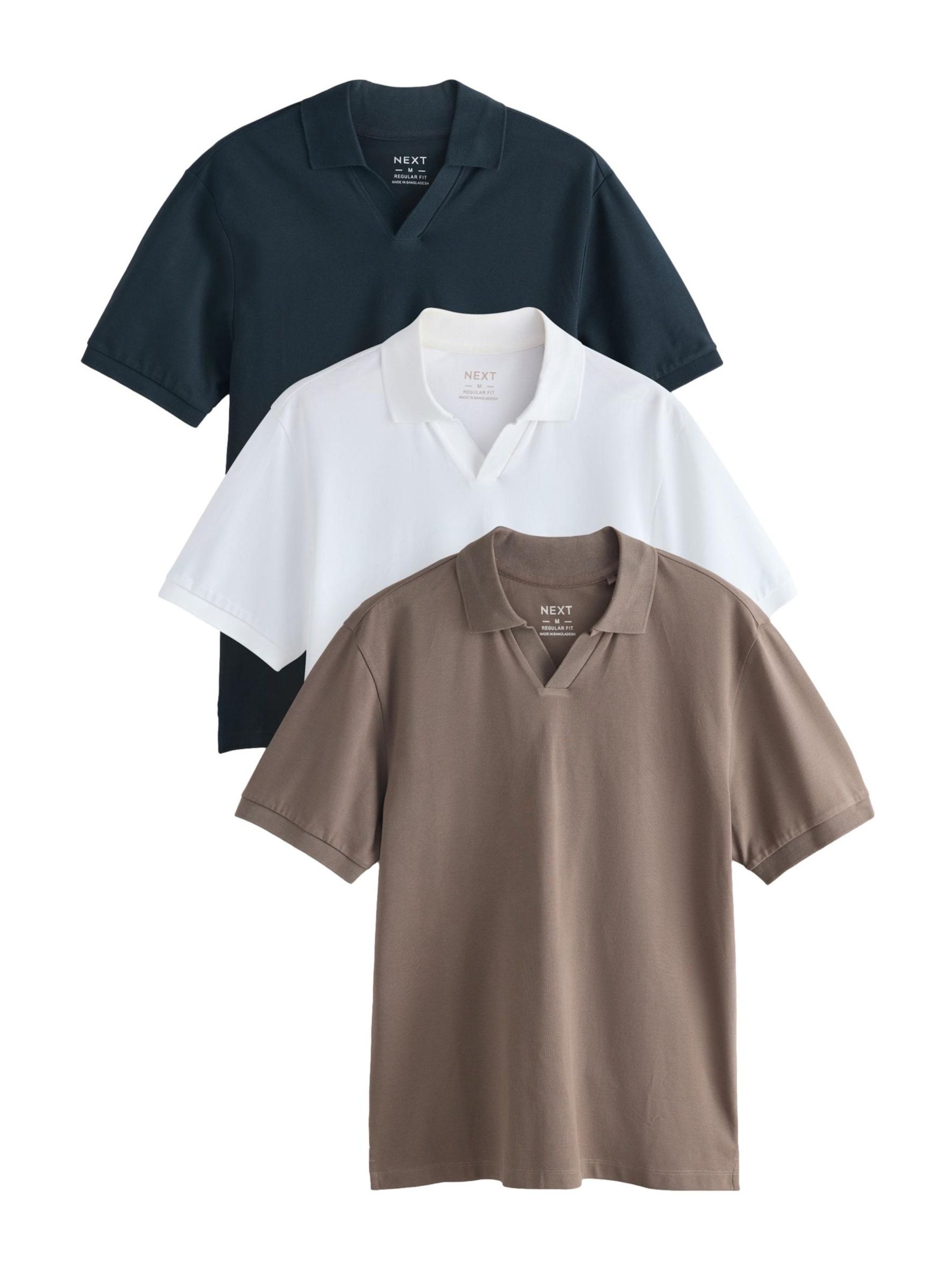 Next Shirt in Brown: front