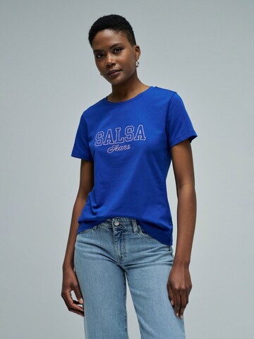 Salsa Jeans T-shirts in Blau