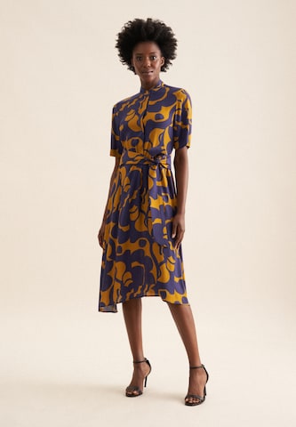 SEIDENSTICKER Jurk 'Schwarze Rose' in Blauw